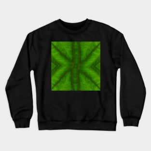 Banana leaf kaleidoscopic patterns. ONE Crewneck Sweatshirt